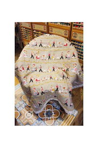 MAISON SAJOUiTW[j NXXeb`hイLbg | yKIT DE POINT DE CROIX PLAID FARANDOLE ALSACIENNEz A ㋉ tX KIT_PDC_ALS_01 i\j