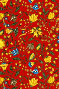 SajouiTW[j vgn 45x65cm ͂ y Tissu coton en coupon Chandernagor rouge z Jbgς tX T_SAJ_C_050_075_PER_34Ay\z