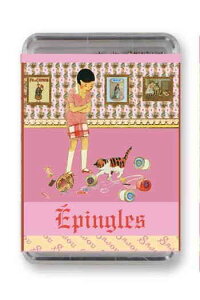 ]ETW[i sajou j ɍ mكs^n°4 tX y Epingles de couture n°4 Jeune Fille Chat zEPI_BTE_200_SAJ_22 Ay\z