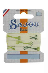Maison SajouiTW[jhJ{1m y Ruban coton ciseaux vert degrade - carte 1 m z tX A RUB_COUT_011_02 y\z