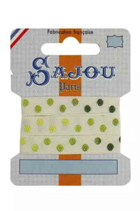 Maison SajouiTW[jhJ{1m y Ruban coton pois vert d?grad? - carte 1 m z tX A RUB_COUT_06_POIy\z