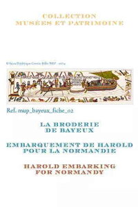 Maison Sajou NXXeb` hイ `[g } y Grille point de croix Tapisserie Bayeux Embarquement z | CO A ㋉ tX GRI_PDC_MUP_BAY_02y\z