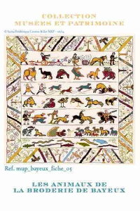 Maison Sajou NXXeb` hイ `[g } y Grille point de croix Tapisserie Bayeux Animaux z | CO A ㋉ tX GRI_PDC_MUP_BAY_05y\z
