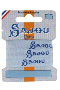Maison SajouiTW[j{1m y Ruban coton bleu Sajou bleu - carte 1 m z tX A RUB_S_LOGO_01 y\z