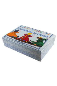 Maison Sajou �N���X�X�e�b�` �h���イ �L�b�g �y Kit grande boite Petites Filles brodant �z �㋉�� �A�� �C�O �t�����X KIT_PDC_MUP_SAJ_09 �i�\��j