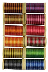 �T�W���[ Sajou �O���f�[�V���� �~�V���� �M�t�g�{�b�N�X 12�{�Z�b�g �y Variegated thread - 12-spool box - bright tones �z �t�����X�� CHMUL_ASS_01_B�y�\��z