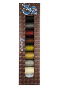 Maison Sajou �T�W���[ ���o�����l���� �M�t�g�{�b�N�X 8�{�Z�b�g �y Waxed linen thread - 8-spool box - classic tones �z �t�����X�� CH_SAJ_LIN_08_BO_01�y�\��z