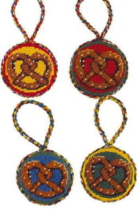 SAJOU �T�W���[ �v�`�|���� �v�`�|�A�� �h���イ �L�b�g ��| �y Kit puffies tapisserie Bretzels alsaciens / �A���U�X���v���b�c�F���^�y�X�g���[�p�t�B�[�L�b�g �z �A�� �㋉�� �t�����X KIT_TAP_PUF_11 �y