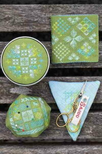 SAJOU �T�W���[ �h���イ �L�b�g ��| �y Threads, fabrics, box for green and blue sewing set �z �C�O �A�� �㋉�� �t�����X PACK_PDC_SAJ_ACI_01�y�\��z