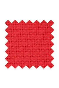 Sajou �N���X�X�e�b�`�h���イ�z TOILE ADA COTON 5,5 PTS/CM 50 X 80 CM - ROUGE �t�����X T_AID_COT_5_5_C_050_080_ROUGE �y�\��z