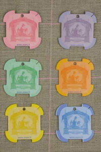 TW[ y[ÃI[KiCU[z SIX CARTES  FIL SAJOU MODLE ROUEN - BRODEUSE SAJOU tX CAR_CF_006_ROUENy\z