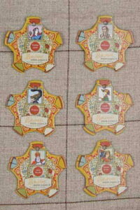 TW[ ytXk̐lX̃I[KiCU[z SIX CARTES  FIL SAJOU MODLE CAEN - PERSONNAGES TYPIQUES tX CAR_CF_006_CAENy\z