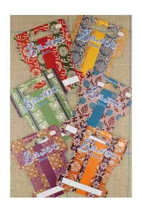 TW[(Maison Sajou)  I[KiCU[ yRIBBON AND THREAD STORAGE CARDS - FLORAL MOTIFSz tX | CAR_RUB_006_070_090_04 y\z