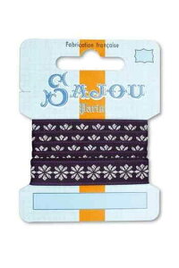 TW[ { 1m m |p y12 MM RIBBON COMPTOIR SAJOU MOTIF N°09 - 1M CARDz tX AG RUB_POL_012_CO_09_C y\z
