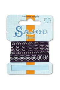 TW[ { 1m m |p y12 MM RIBBON COMPTOIR SAJOU MOTIF N°10 - 1M CARDz tX AG RUB_POL_012_CO_10_C y\z