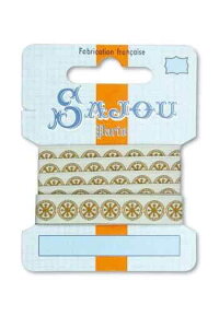 TW[ { 1m m |p y12 MM RIBBON COMPTOIR SAJOU MOTIF N°13 - 1M CARDz tX AG RUB_POL_012_CO_13_C y\z