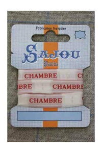 SAJOUi]TW[j { 1m m |p y13MM WOVEN RIBBON "CHAMBRE" (BEDROOM) 1M CARDz tX AG RUB_POL_013_LM_03_C y\z