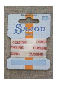 TW[i]TW[j { 1m m |p y13MM WOVEN RIBBON "CUISINE" (KITCHEN) 1M CARDz tX AG RUB_POL_013_LM_05_C y\z