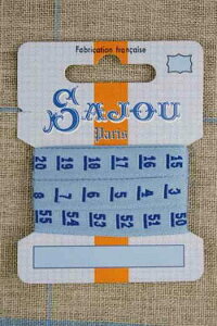 Maison SajouiTW[j W[{ 1m | m yRUBAN TISS 11 MM MTRE DE COUTURIRE BLEUz tX AG RUB_POL_011_MET_BLE_Cy\z