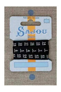 TW[iSajouj W[{ 1m |p m yRUBAN TISS 11 MM MTRE DE COUTURIRE NOIRz tX AG RUB_POL_011_MET_NOI_Cy\z