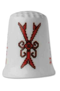 SAJOU t@C{[`Ci uYv w Vu yD DE COLLECTION PORCELAINE - POINT DE CROIX - LETTRE Yz tX MER_DE_FISMES_Y y\z