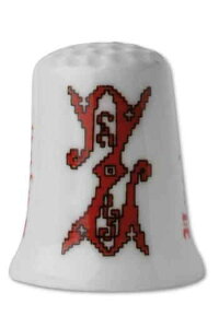 SAJOU t@C{[`Ci uZv Vu w yD DE COLLECTION PORCELAINE - POINT DE CROIX - LETTRE Zz tX MER_DE_FISMES_Z y\z