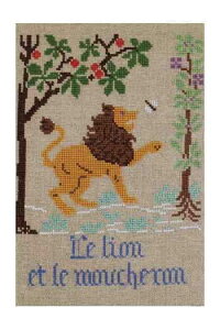 Sajou NXXeb`|イ`[g } yFABLE JEAN DE LA FONTAINE LE LION ET LE MOUCHERON^CIƉz tX GRI_PDC_SAJ_LAF_22 y\z