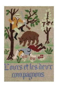 TW[iMaison Sajouj NXXeb`イ|`[g } yFABLE JEAN DE LA FONTAINE L'OURS ET LES DEUX COMPAGNONS^FƗlz tX GRI_PDC_SAJ_LAF_08 y\z