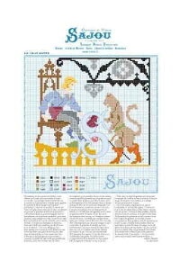 TW[(Sajou) NXXeb`|イ`[g } yGRILLE POINT DE CROIX - CONTE DE PERRAULT - LE CHAT BOTT^C͂Lz tX GRI_PDC_PER_03 y\z