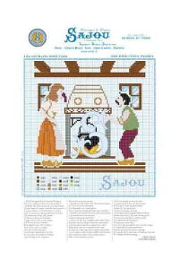 Sajou NXXeb`|イ`[g } yGRILLE POINT DE CROIX - CONTE DE PERRAULT - LES SOUHAITS RIDICULES^O̊肢z tX GRI_PDC_PER_11 y\z