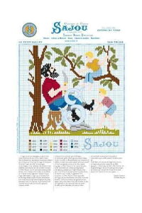 TW[iSajouj NXXeb`hJ`[g } yGRILLE POINT DE CROIX - CONTE DE PERRAULT - LE PETIT POUCET^ewmz tX GRI_PDC_PER_07 y\z