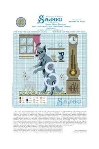 SAJOU NXXeb`|イ`[g } yGRILLE POINT DE CROIX - CONTE DE GRIMM - LOUP/SEPT CHEVREAUX^TƎC̎qMz Ob tX GRI_PDC_GRI_06 y\z