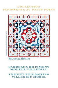 �T�W���[(SAJOU) �v�`�|�A���h�J�`���[�g �}�� �yGRILLE TAPISSERIE PETIT POINT CARREAUX VILLEDIEU�z �t�����X GRI_TAP_CC_06 �y�\��z