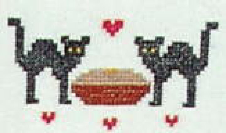 楽天市場 フレメ クロスステッチ 刺繍キット クリスマスの猫 小さい作品 デンマーク 輸入ししゅうキット 30 6224 クロスステッチ 手芸雑貨シーボンヌ