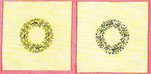 yDM֑Ήzt Krans med gule og bl blomsteri4gj FƐԂ̃K[h 10B NXXeb` Haandarbejdets Fremme Lbg f}[N k hイ Mh GB 17-6248,01