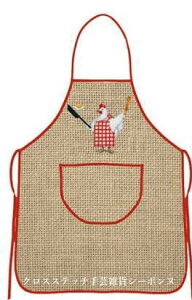 NXXeb`hJGv A {k[f_ Le Bonheur des Dames hイ Tablier aida lin bord rouge tX tabal4