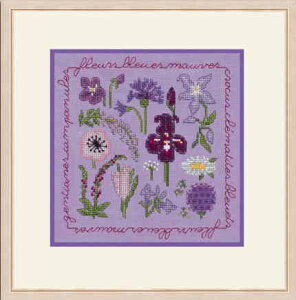 {k[f_i Le Bonheur des Damesj NXXeb`hJLbg A ŷ-Fleurs Bleues Et Mauves-z tX ㋉ 2281