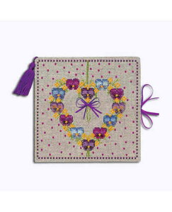 NXXeb` Lbg ㋉ hイ Le Bonheur des Dames y Etui ? aiguilles Coeur Pens?es z tX CO A 3484