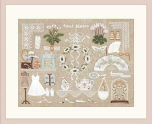 �N���X�X�e�b�` �v�`�|�����h�J�L�b�g ���E�{�k�[���E�f�E�_�� Le Bonheur des Dames �h���イ Tout blanc �z���C�g �t�����X �㋉�� 2682