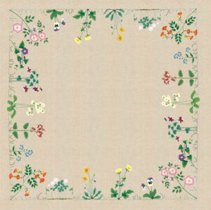 �h�J�L�b�g �A�� ���E�{�k�[���E�f�E�_�� Le Bonheur des Dames �h���イ Nappe Frise de Fleurs �t�����[�t���[�X�����g�e�[�u���N���X �t�����X �㋉�� 6107
