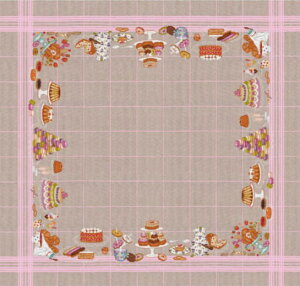 Le Bonheur des Dames �N���X�X�e�b�`�h�J�L�b�g �A�� ���{�k�[���f�_�� Nappe Gateaux �P�[�L�e�[�u���N���X �t�����X �㋉�� 6036