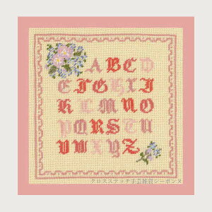 �N���X�X�e�b�`�h�J�L�b�g ���{�k�[���f�_�� Le Bonheur des Dames �h���イ Eglantine miniature alphabet �t�����X ���S�� 1815
