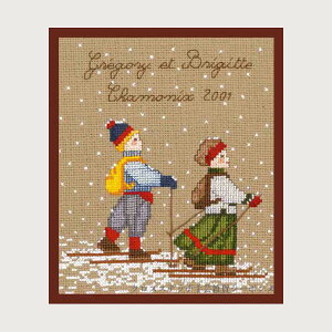 �N���X�X�e�b�`�h�J�L�b�g ���{�k�[���f�_�� Le Bonheur des Dames �h���イ Cross-country skiing �t�����X ���S�� 2311