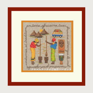 �N���X�X�e�b�`�h�J�L�b�g �A�� ���{�k�[���f�_�� Le Bonheur des Dames �h���イ En terre africaine �A�t���J�̓y�� �t�����X ���S�� 2259