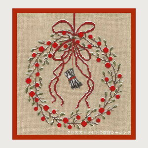 NXXeb`hJLbg A {k[f_ Le Bonheur des Dames hイ Christmas wreath NX}X̃[X tX ㋉ 2662