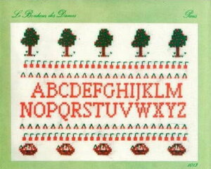NXXeb`hJLbg A {k[f_ Le Bonheur des Dames hイ Cherry alphabet ڂ̃At@xbg tX  1013