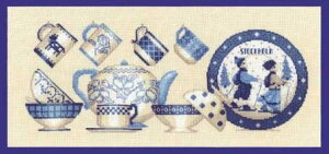 NXXeb`hJLbg A {k[f_ Le Bonheur des Dames hイ Vaisselle bleue H tX ㋉ 1039