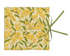 �N���X�X�e�b�`�h�J�L�b�g �A�� ���{�k�[���f�_�� Le Bonheur des Dames �h���イ Mimosas needle case �~���U�̃j�[�h���P�[�X �t�����X ������ 3471