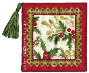 �N���X�X�e�b�`�h�J�L�b�g �A�� ���{�k�[���f�_�� Le Bonheur des Dames �~�̃j�[�h���P�[�X Needle case Winter �h���イ �t�����X ���S�� 3451