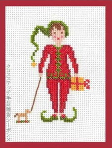 �N���X�X�e�b�`�h�J�L�b�g �A�� ���{�k�[���f�_�� Le Bonheur des Dames �h���イ Lutin du pere noel �t�����X ���S�� 2828